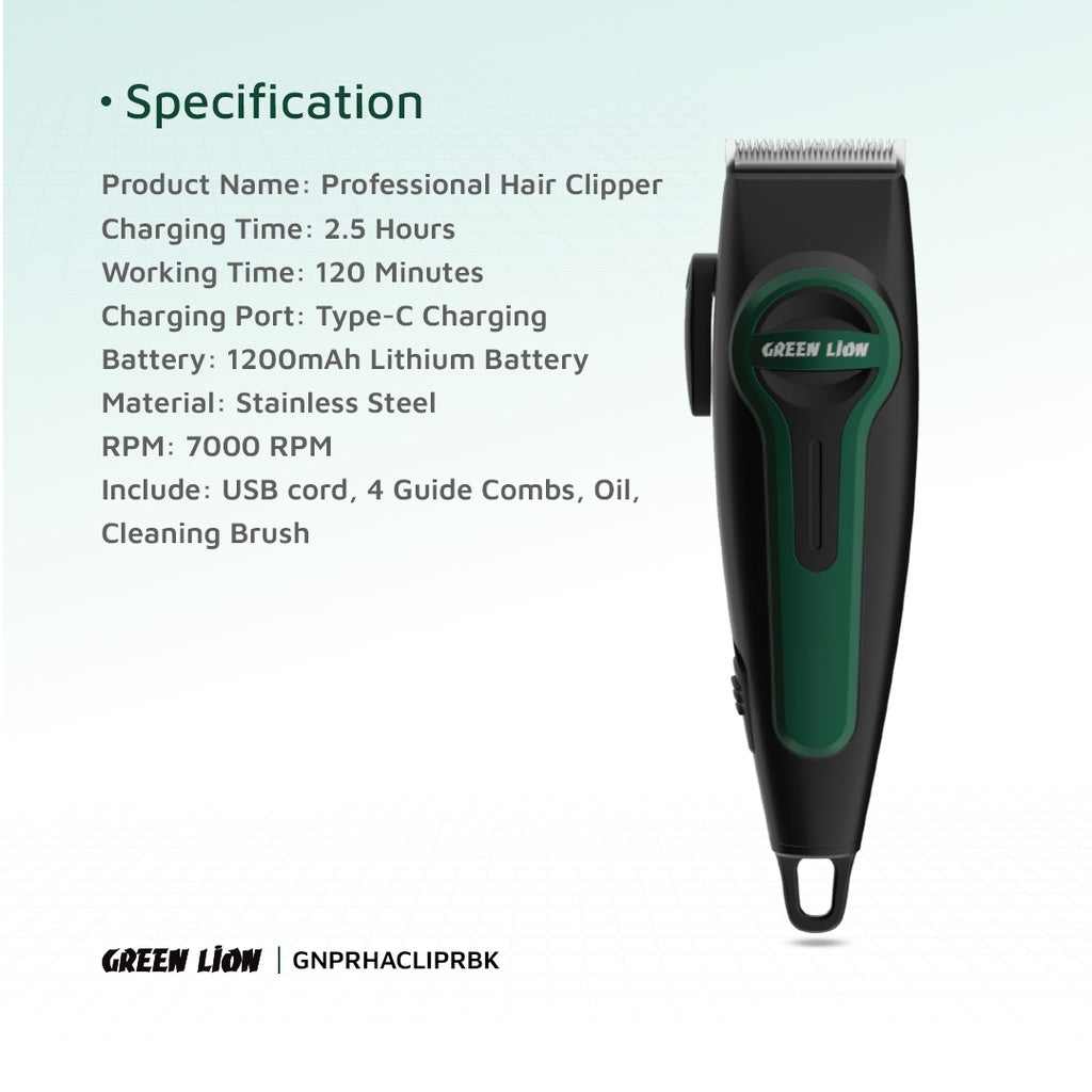 Green Lion Professional Hair Clipper Green Lion Professional Hair Clipper